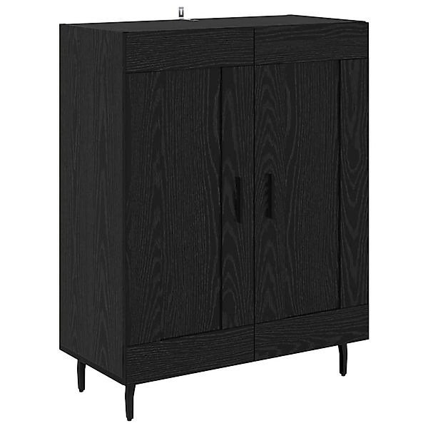vidaXL Sideboard Schwarz Eichen-Optik 69,5 x 34 x 90 cm 881608 günstig online kaufen