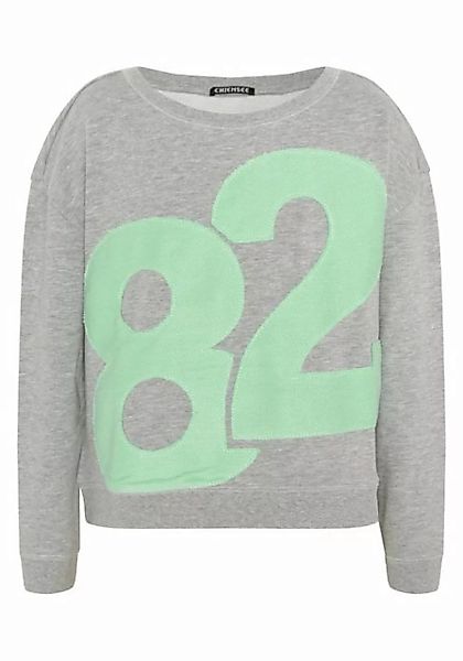 Chiemsee Sweatshirt Sweatshirt mit applizierter Nummer 1 günstig online kaufen