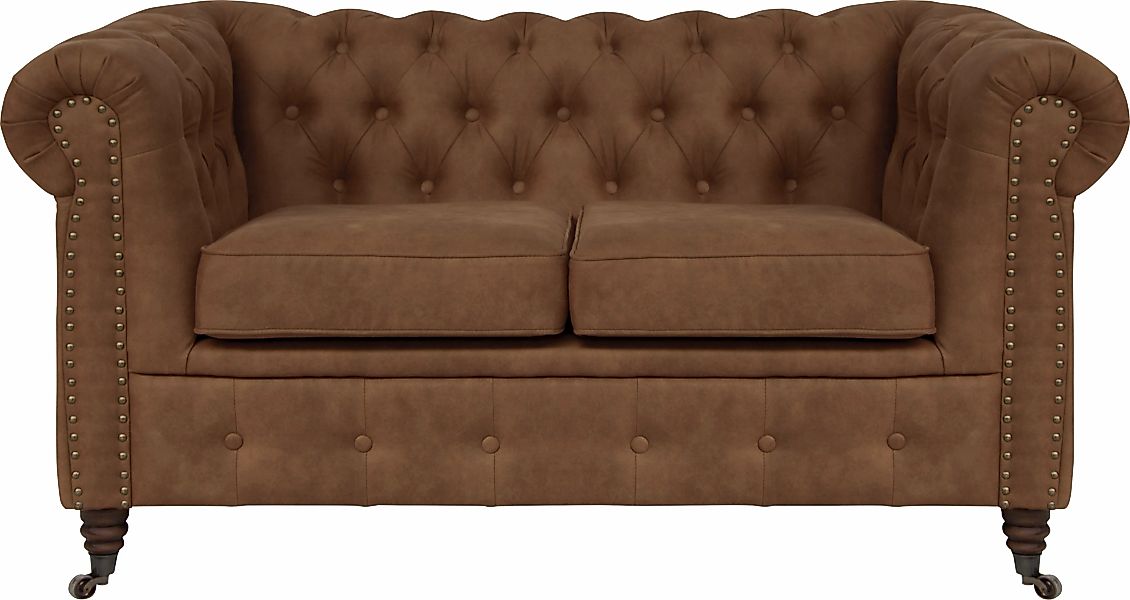 Home affaire Chesterfield-Sofa "Aarburg", aufwändige Knopfheftung und Ziern günstig online kaufen