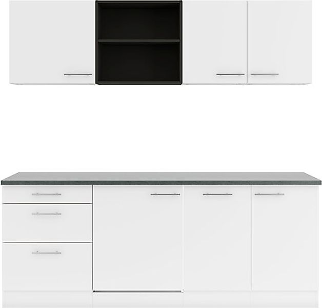 OPTIFIT Küche »Bella« Breite 210 cm, wahlweise mit E-Geräten günstig online kaufen