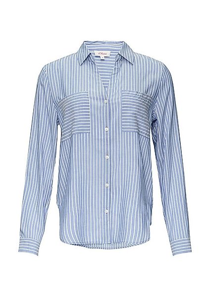 s.Oliver Langarmbluse - S.Oliver Red Label – gestreifte Hemdbluse Damen günstig online kaufen