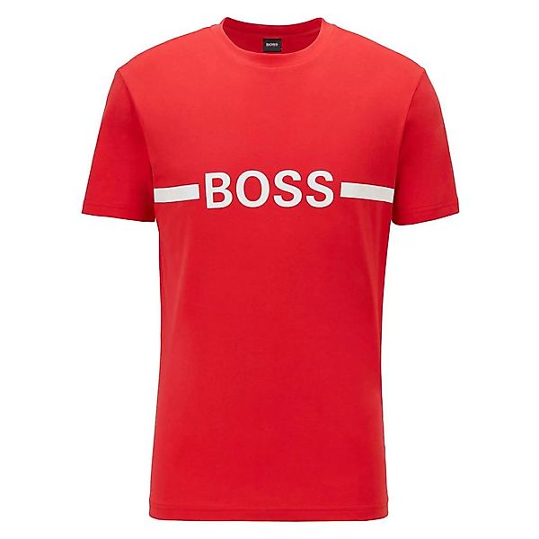 Boss Round Neck Slim Fit Kurzarm T-shirt S Bright Red günstig online kaufen