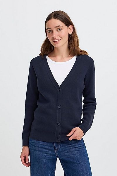OXMO Strickjacke OXFIANA Modischer Feinstrick-Cardigan mit V-Ausschnitt günstig online kaufen