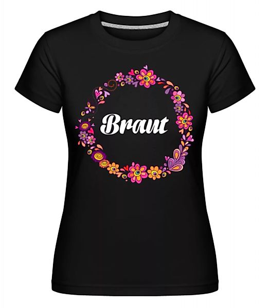 JGA Braut Blumenkranz · Shirtinator Frauen T-Shirt günstig online kaufen