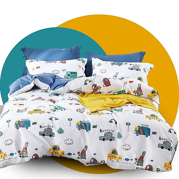 KEAYOO Kinderbettwäsche QCDD, Baumwolle, 2 teilig, günstig online kaufen