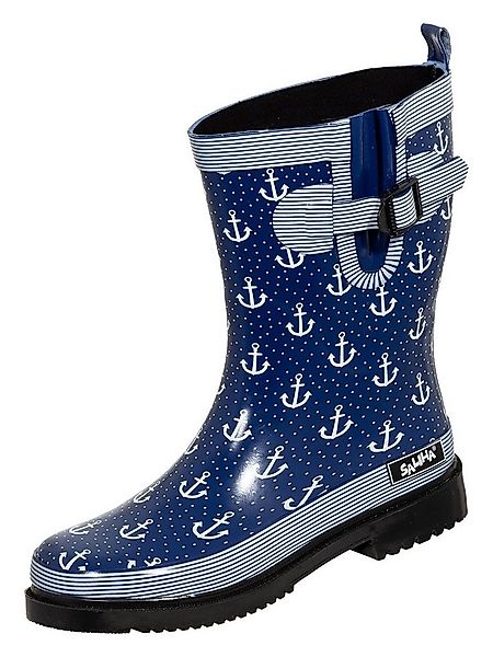 Bockstiegel Regenstiefel Marleen dk.blau/multi Gummistiefel günstig online kaufen