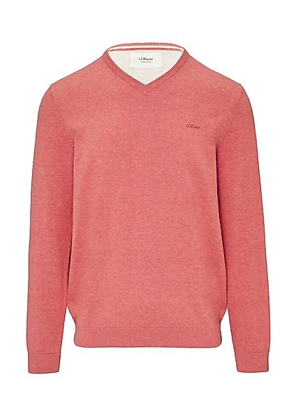 s.Oliver V-Ausschnitt-Pullover Pullover (1-tlg) V-Ausschnitt, langarm, günstig online kaufen