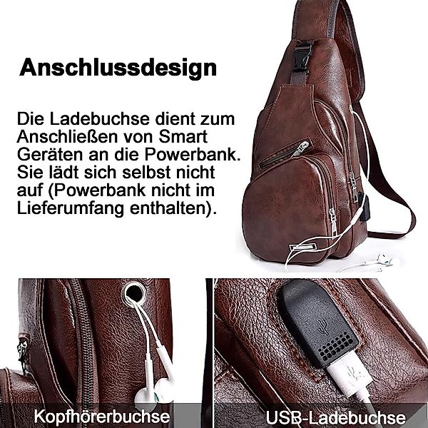 Mutig Umhängetasche Brusttasche Herren, Schultertasche Herren günstig online kaufen