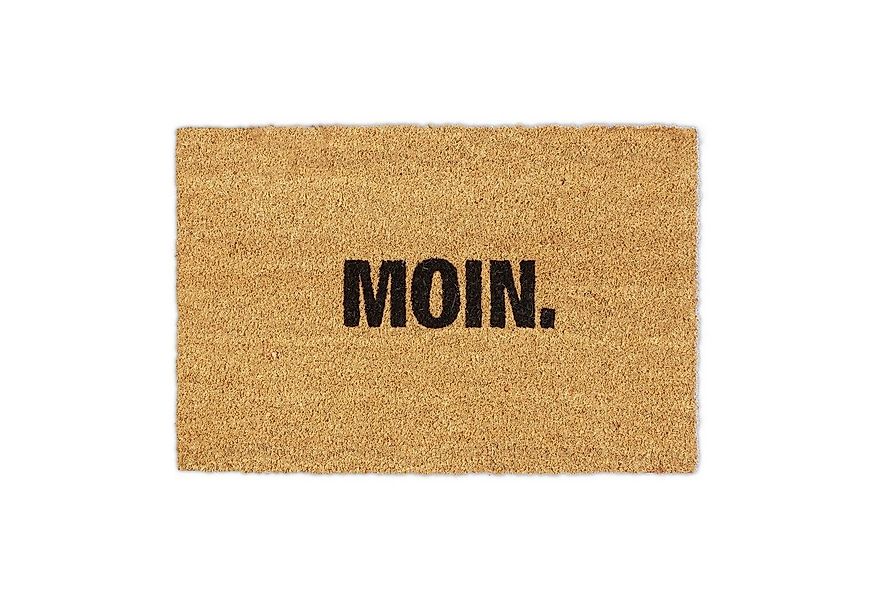 relaxdays Fußmatte Kokos "Moin.", Höhe: 15 mm günstig online kaufen