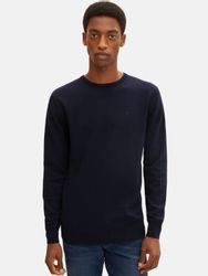 TOM TAILOR Rundhalspullover (1-tlg) günstig online kaufen