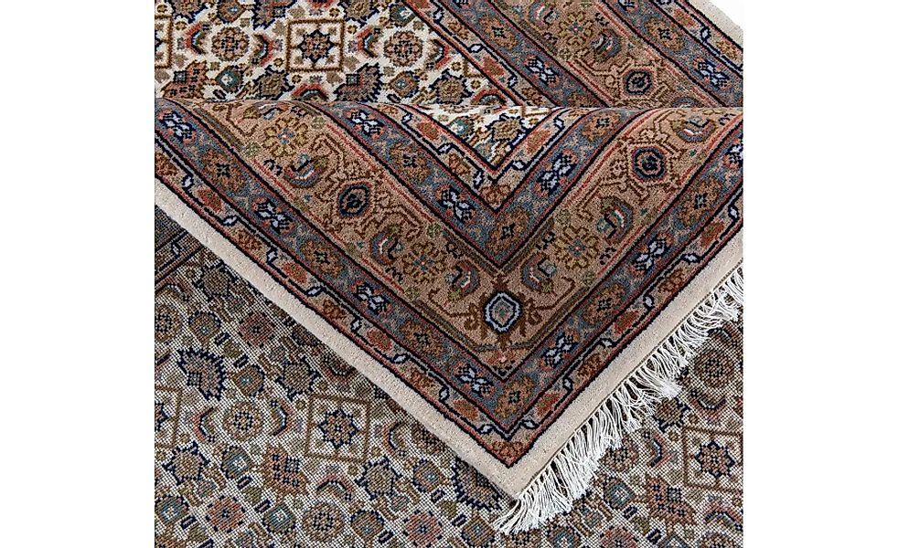 THEKO Orientteppich  Benares ¦ creme ¦ Wolle ¦ Maße (cm): B: 140 H: 1,2 Tep günstig online kaufen