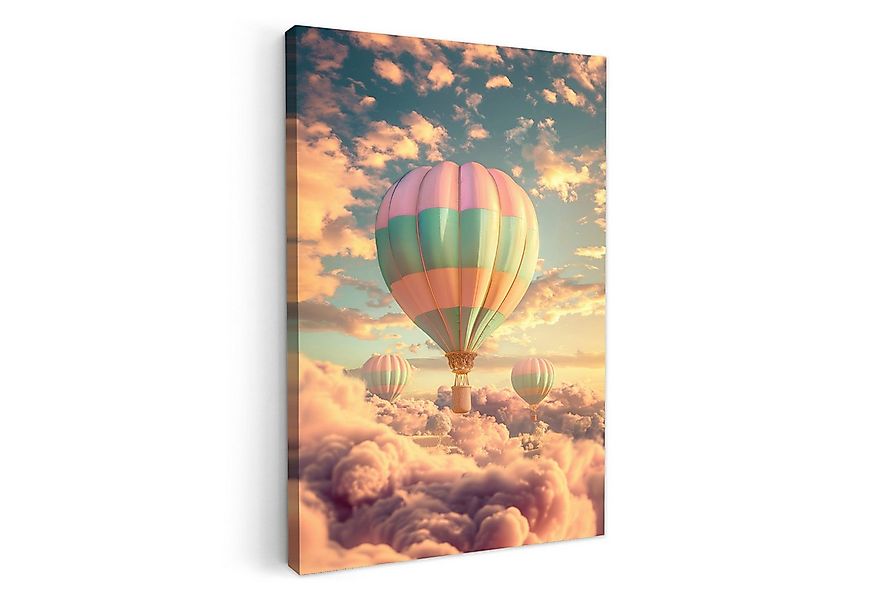 OneMillionCanvasses® Leinwandbild Heißluftballon - Träume - Wolken - Luft, günstig online kaufen