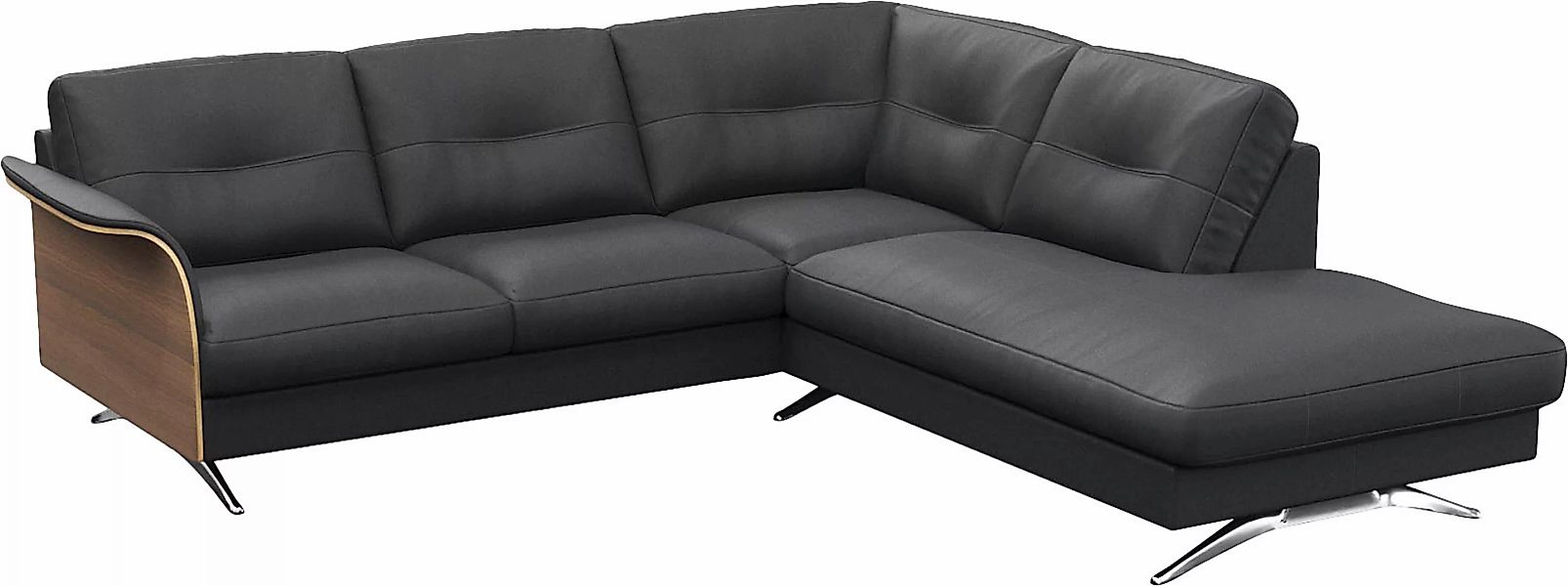 FLEXLUX Ecksofa "Glow, super bequem durch hochwertigem Sitzaufbau mit Feder günstig online kaufen