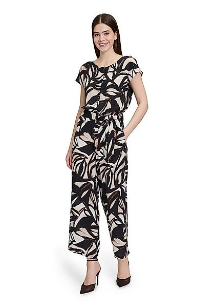 Betty&Co Overall Damen Jumpsuit mit U-Boot-Ausschnitt (1-tlg) Nahtführung günstig online kaufen