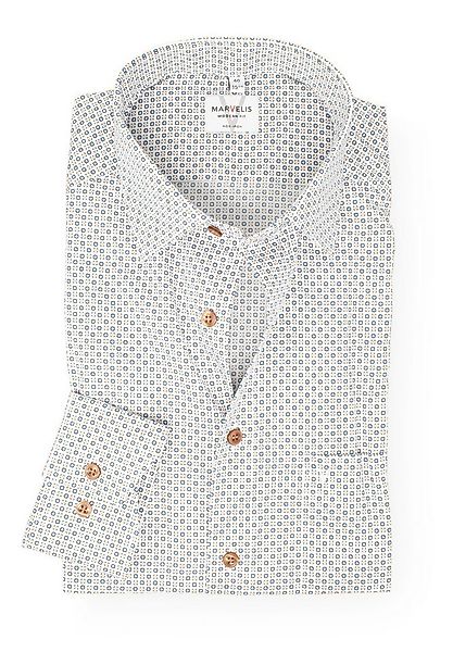 MARVELIS Businesshemd Modern Fit normale, leicht taillierte Schnittführung günstig online kaufen