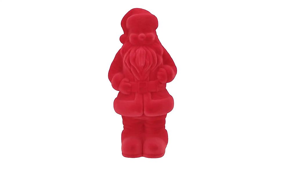 Deko Figur Weihnachtsmann   ¦ rot ¦ Kunststoff,Polyester ¦ Maße (cm): H: 30 günstig online kaufen