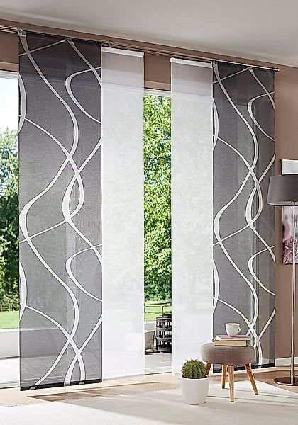 Neutex for you! Schiebegardine Rumbek (1 St), Klettband, halbtransparent, S günstig online kaufen