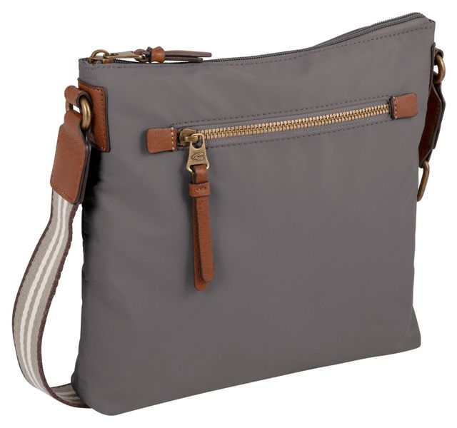 camel active Umhängetasche "Bari" aus hochwertigem matten Nylon mit gestrei günstig online kaufen