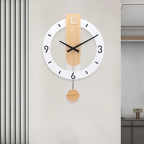 RWEUOQ Wanduhr Einfache Wanduhr, Leise Pendeluhr, günstig online kaufen