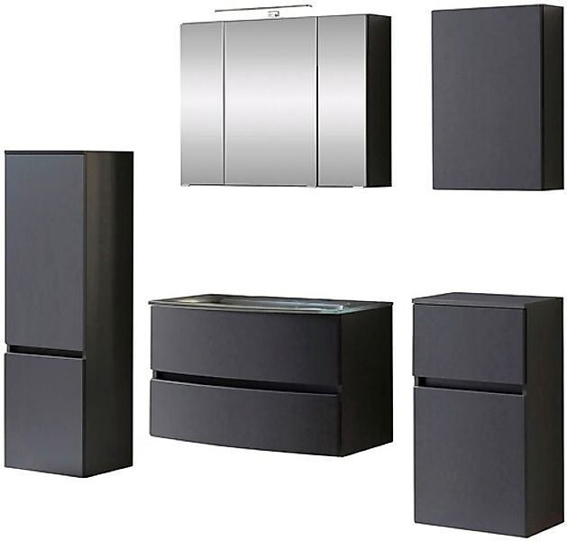 welltime Badezimmer-Set »Kaunas« Set, 5 Stk. tlg. günstig online kaufen