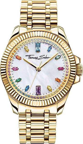 THOMAS SABO Quarzuhr DIVINE RAINBOW WA0395-264-207-33 MM, Armbanduhr, Damen günstig online kaufen