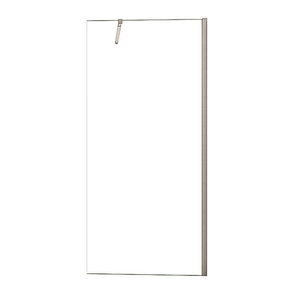 AICA Walk in Duschkabine B.150 x H.200cm Duschwand mit Flexiblen Stabilisat günstig online kaufen