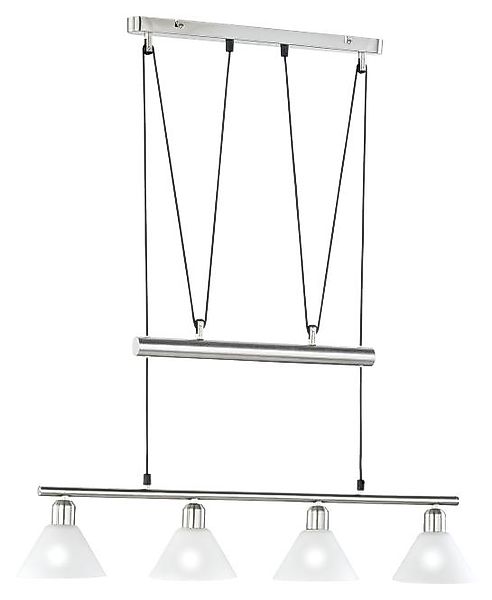 TRIO Leuchten Pendelleuchte Stamina, Seilzugmechanismus, ohne Leuchtmittel, günstig online kaufen