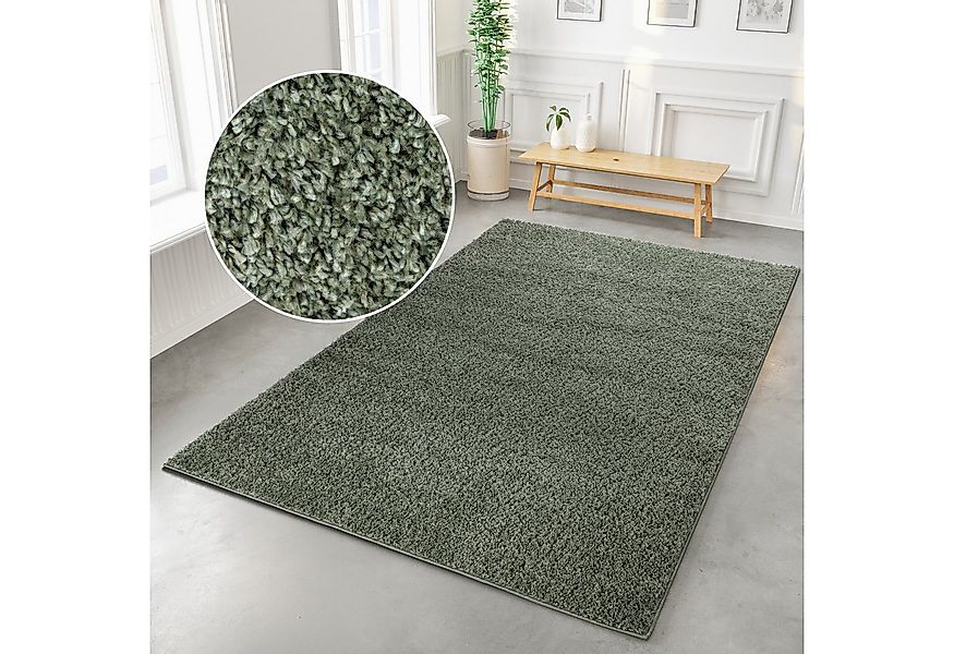 Bruno Banani Hochflor-Teppich Shaggy Soft, rechteckig, Höhe: 30 mm, gewebt, günstig online kaufen