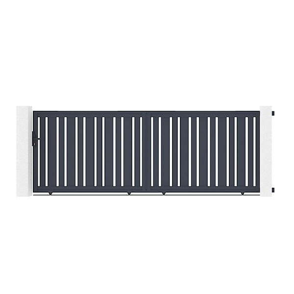 Casanoov Schiebetor Aus Aluminium 4M Veymont H 140Cm Grau günstig online kaufen