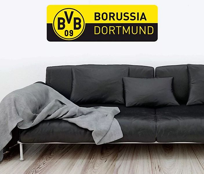 Wall-Art Wandtattoo "Fußball BVB 09 Logo Banner", (1 St.) günstig online kaufen