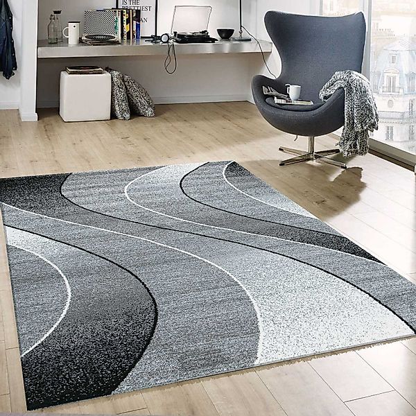 Vimoda Teppich Wohnzimmer kurzflor Geometrisches, Rechteckig, günstig online kaufen