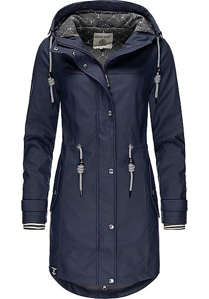 PEAK TIME Regenjacke L60042 stylisch taillierter Regenmantel für Damen günstig online kaufen
