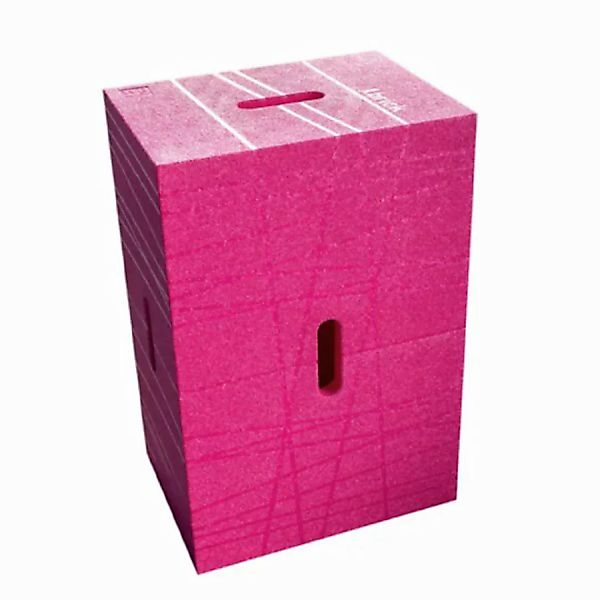 Xbrick® Sitzwürfel Hocker multifunktionaler Baustein magenta günstig online kaufen