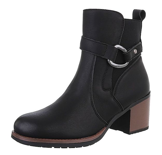 Ital-Design Damen Freizeit Stiefelette (87740224) Blockabsatz Stiefeletten günstig online kaufen