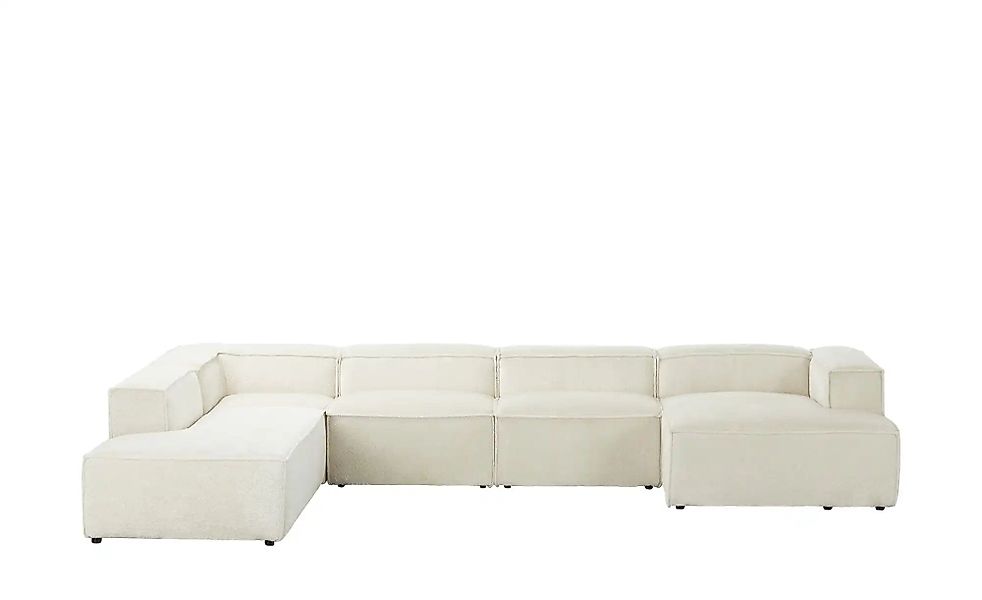Wohnlandschaft  Relana ¦ creme ¦ Maße (cm): B: 395 H: 69 T: 245.0 Polstermö günstig online kaufen