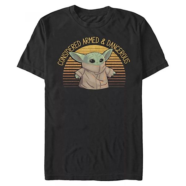 Star Wars - The Mandalorian - The Child Sunset Cute Yoda - Männer T-Shirt günstig online kaufen