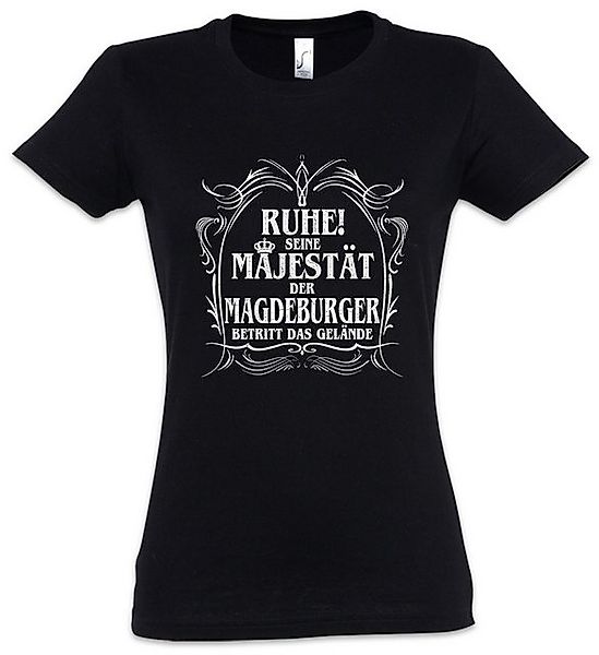 Urban Backwoods Print-Shirt Seine Majestät Der Der Magdeburger Damen T-Shir günstig online kaufen