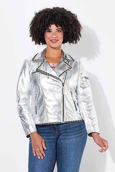 Angel of Style Lederjacke Leder-Bikerjacke echtes günstig online kaufen