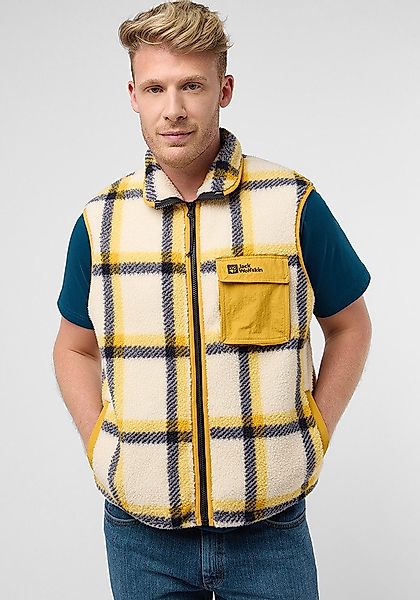 Jack Wolfskin Fleeceweste FELSLICHT CHECK VEST günstig online kaufen