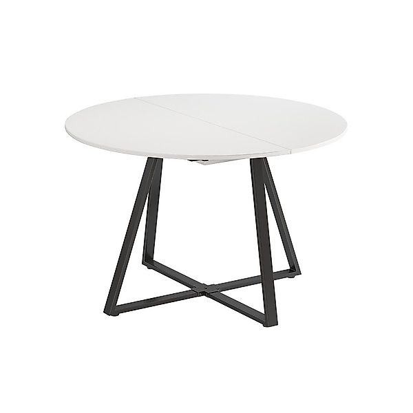 Vicco Esstisch Loyd, Weiß/Schwarz, 120 x günstig online kaufen