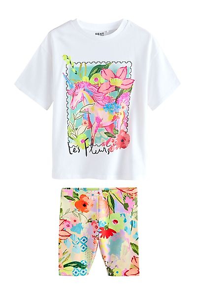 Next T-Shirt & Shorts Oversized Fit günstig online kaufen