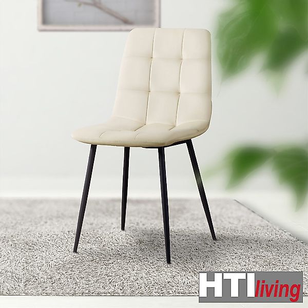 HTI-Living Esszimmerstuhl Stuhl Mesa Velvet Creme günstig online kaufen