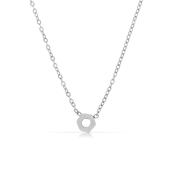 Made by Nami Kette mit Anhänger Damen in Silber aus Edelstahl Geschenke Her günstig online kaufen