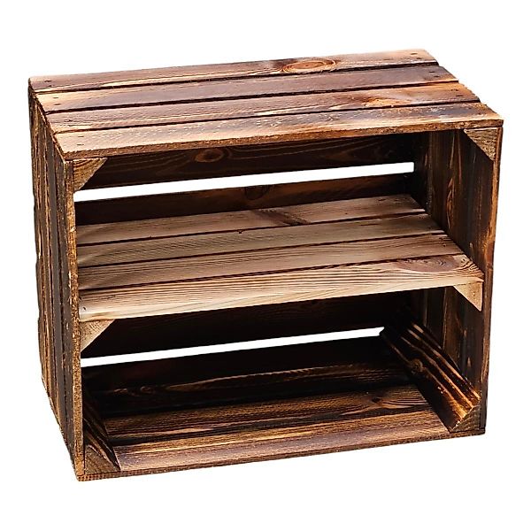 Teramico Holzkiste Holzkiste Regal mit Ablage günstig online kaufen