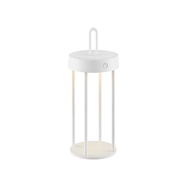 Just Light. LED-Akku-Tischleuchte Anselm Weiß 28,4 cm x Ø 12,8 günstig online kaufen