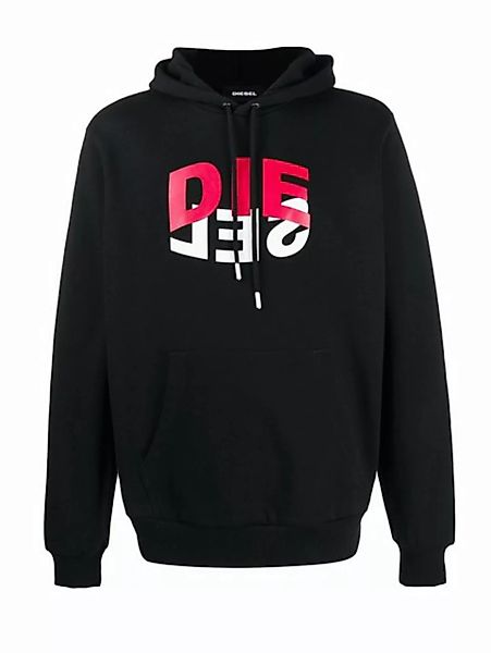 Diesel Kapuzensweatshirt Regular Fit Logo Hoodie - S-GIRK-HOOD-N1 Schwarz günstig online kaufen