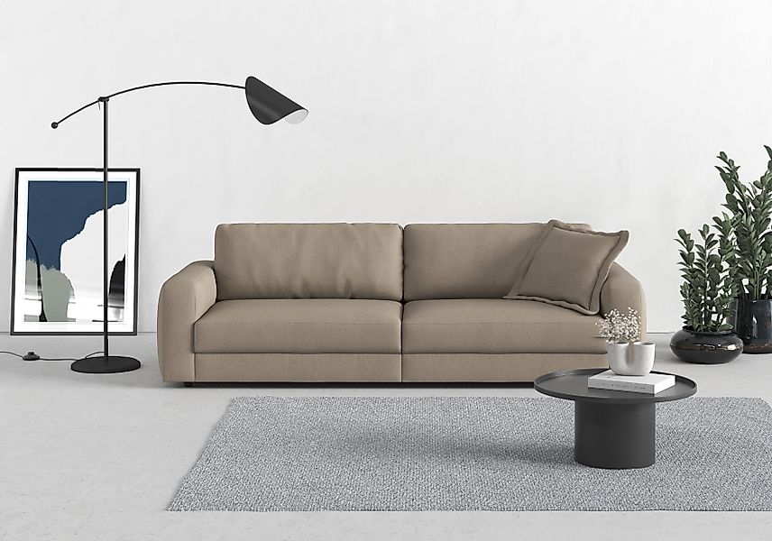 TRENDMANUFAKTUR Big-Sofa "Bourbon, Designsofa,", mit extra hohem Sitzkomfor günstig online kaufen