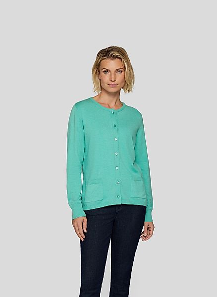 Rabe Strickjacke, mit V-Ausschnitt und Knopfleiste günstig online kaufen