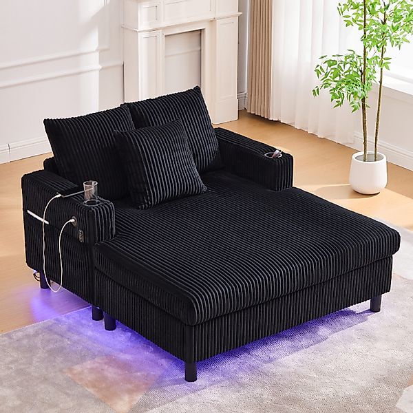 KLAM HOME Loungesofa Premium Chaiselongue mit günstig online kaufen