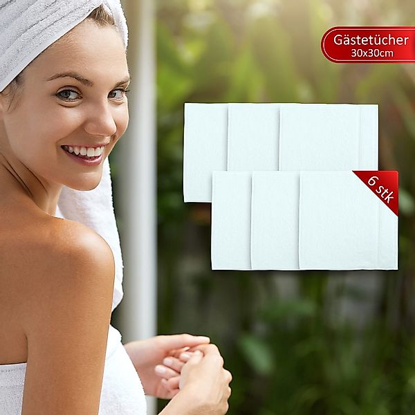 Veluna Home Gästehandtücher 30x30 cm Premium günstig online kaufen